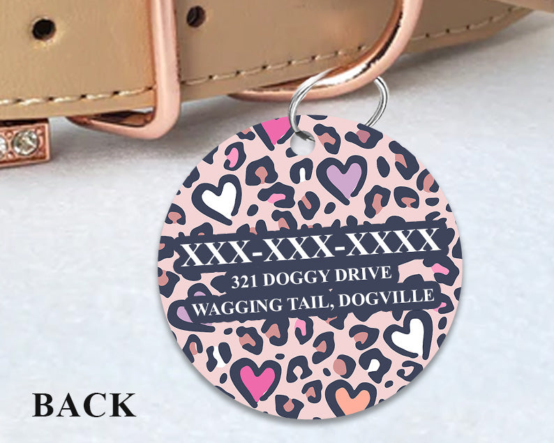 Pet ID Tag | The Leopard Heart